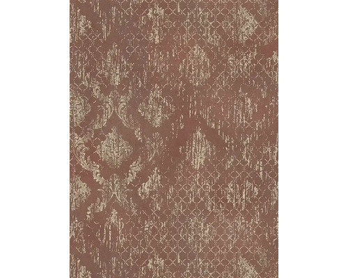 Behang met ornamenten en structuurpatroon