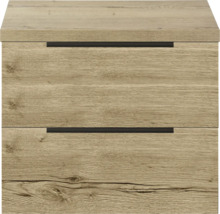 Nachtkastje met twee lades in houten design