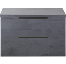 Wastafelonderkast met twee laden