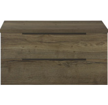 Onderkast met twee laden in houtlook