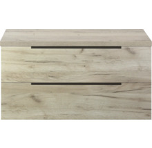 Onderkast met twee laden in houtlook