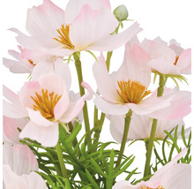 Decoratieve kunstbloemen met delicate, witte bloesems