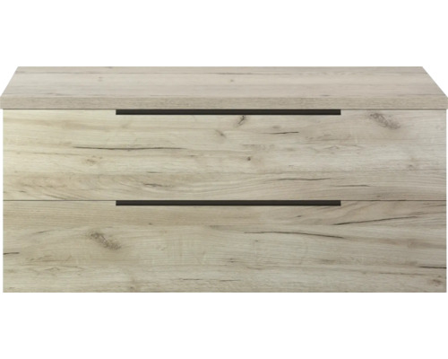 Wastafelonderkast met twee laden