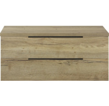 Wastafelonderkast met twee laden in houtdesign