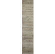 Kastfront met houtlook en handgrepen