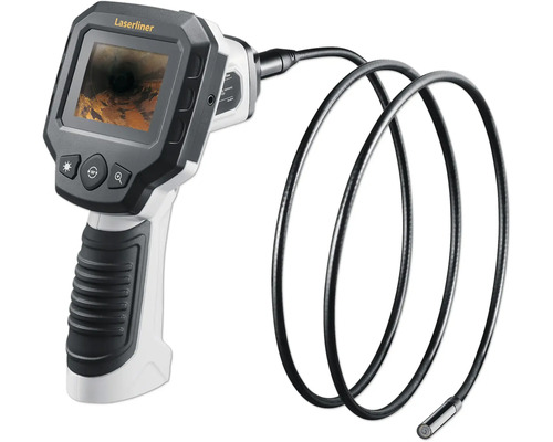 Laserliner inspectiecamera met flexibele camerakabel voor visuele inspectie van moeilijk bereikbare plaatsen.