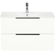 Wastafelmeubel met wastafel en twee laden