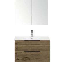 Wastafelonderkast met spiegel voor badkamer