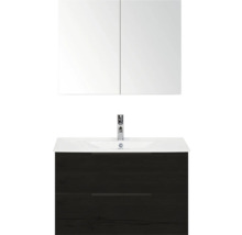 Badkamermeubel met wastafelonderkast en spiegelkast