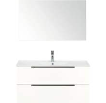 Wastafel met spiegel en onderkast voor de badkamer