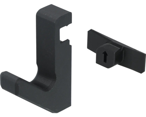 Houder en sluiting voor bevestiging