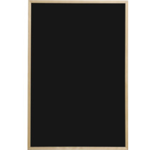 Zwart schoolbord met houten frame