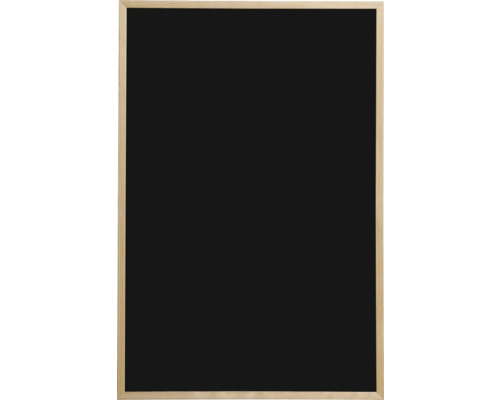 Zwart schoolbord met houten frame