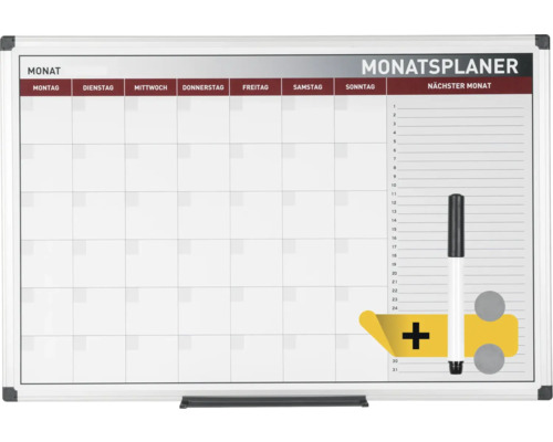 Maandplanner met stift en magneten