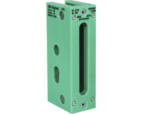 SKS zijplaat 878 voor deuruitrusting