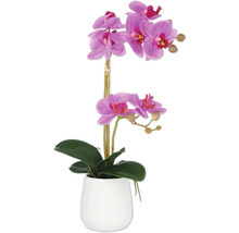 Kunstorchidee in witte pot