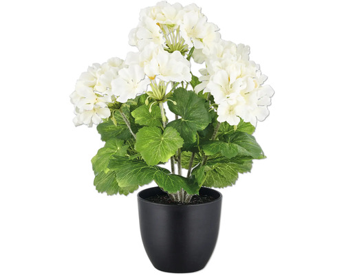Geranium in pot als kunstplant