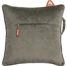 Grijs decoratief kussen met ritssluiting