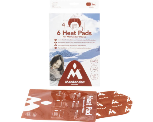 Montandor warmtepads voor kussens, 6 stuks