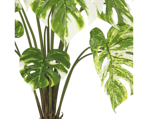 Kunstmatige Monstera plant met groene bladeren