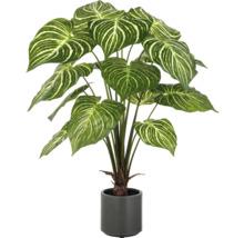 Kunstplant in pot met grote bladeren