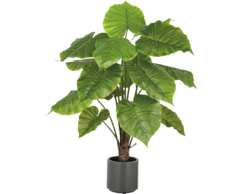 Kunstmatige Alocasia plant in een pot