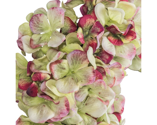 Close-up van kunsthortensiabloemen