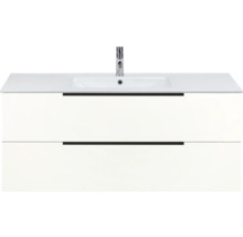 Wastafelonderkast met twee lades en opzetwastafel