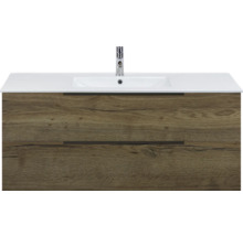 Wastafelonderkast met wastafel en twee laden