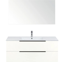 Wastafelmeubel met spiegel, wastafel en onderkast voor de badkamer