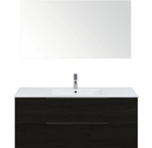 Wastafelmeubel met onderkast en spiegel voor de badkamer