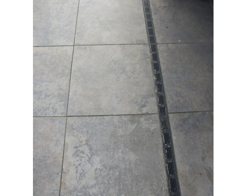 Vloertegels met afwateringsgoot