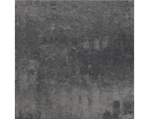 EXCLUTON Terrastegel+ met facet grijszwart, 60 x 60 x 4 cm