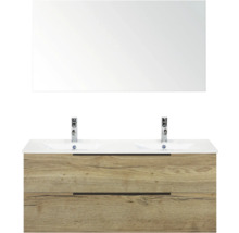 Badkamermeubelset met wastafelonderkast, wastafel en spiegel