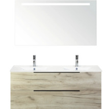 Badkamermeubelset met wastafel, onderkast en spiegel