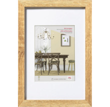 Houten fotolijst met passe-partout