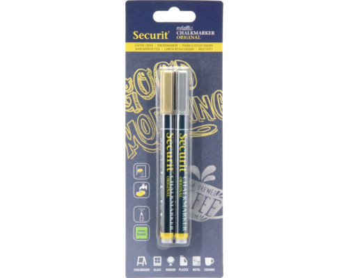 Securit krijtstiftset met twee stiften