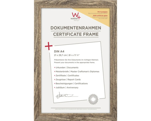 Documentenlijst in DIN A4 formaat