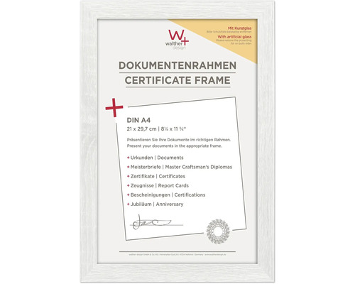 Documentenlijst voor DIN A4 documenten