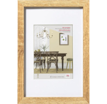 Houten fotolijst met passe-partout en kunstglas