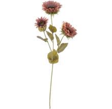 Decoratieve kunstbloem met bloemen en bladeren