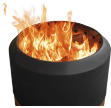 Vuurkorf met vlammen