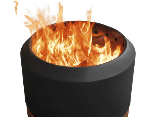 Vuurkorf met vlammen