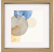 Ingelijste afbeelding met abstracte cirkels