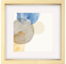 Ingelijste afbeelding met abstracte cirkelmotieven