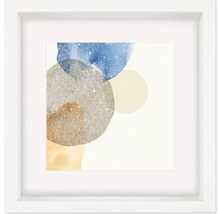 Ingelijste foto met abstracte cirkelmotieven