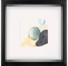 Ingelijste muurdecoratie met abstracte vormen