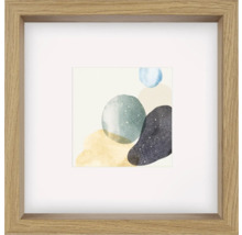 Vierkante fotolijst met abstracte illustratie