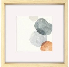 Ingelijste afbeelding met abstracte vormen