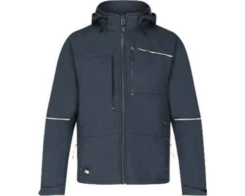 SAFETY JOGGER Oak softshell jas marine mt XL Donkerblauwe werkjas met capuchon en ritssluiting